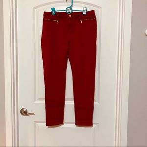 Michael Khors red jeans 14W